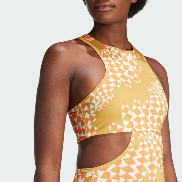 Size Small - Adidas x FARM Rio Psychedelic Wave Premium Womens Dress NWT $90 - Picture 2 of 7